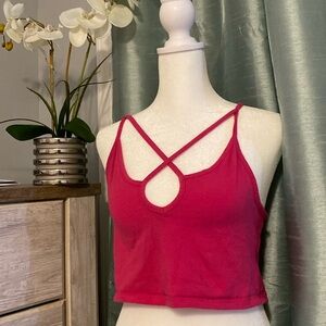 Pink Spaghetti Strap Top **READ DESCRIPTION**